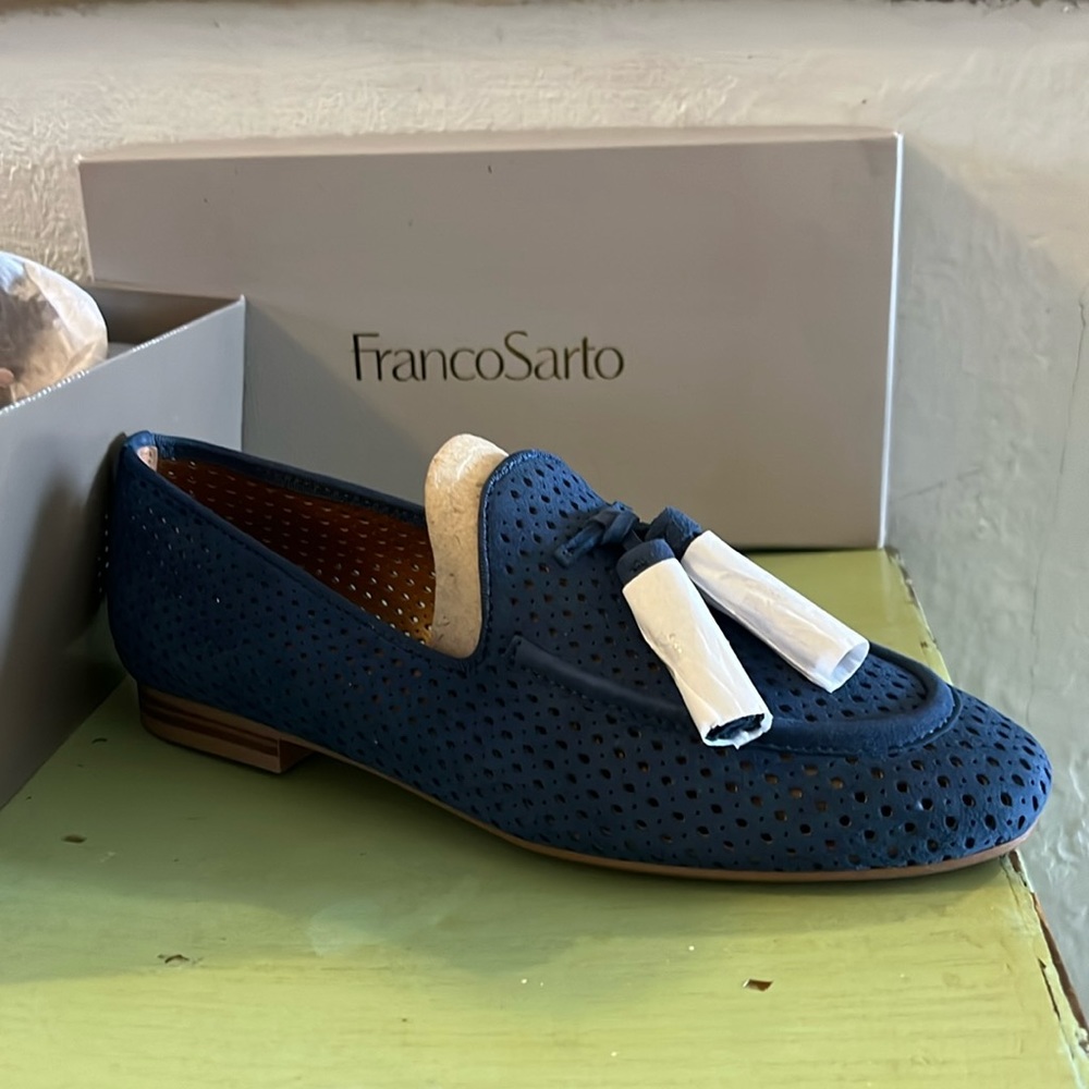 Blue suede shoes